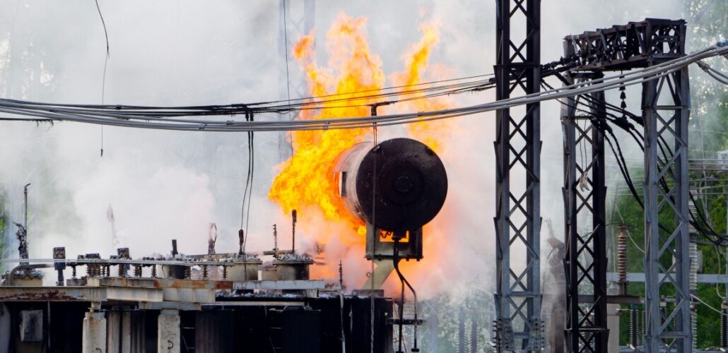 Substation fire in Ohio Substation fire in Ohio
