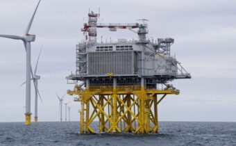 Baltic Power substation topsides in Denmark for outfitting