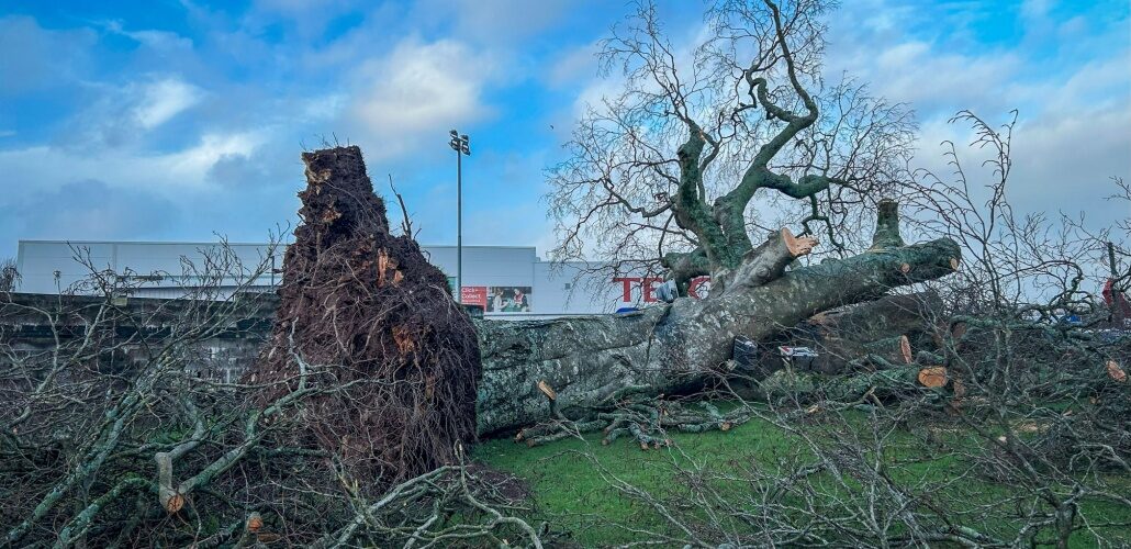180000 without power in Ireland 180000 without power in Ireland