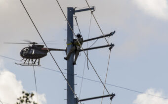 FirstEnergy’s transmission equipment helicopter upgrades