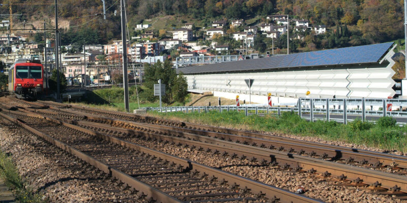 Sun-Ways’ railway track solar panels Sun-Ways' railway track solar panels