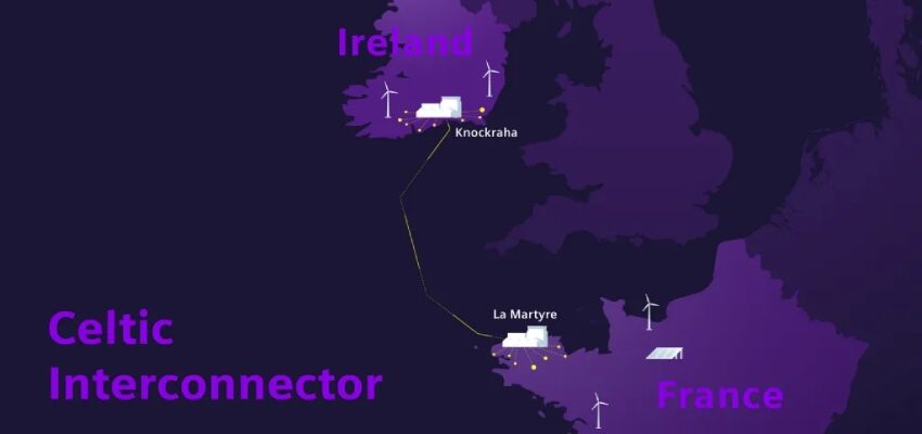 Irish power grid connected with mainland Europe for the first time Siemens Energy Celtic Interconnector