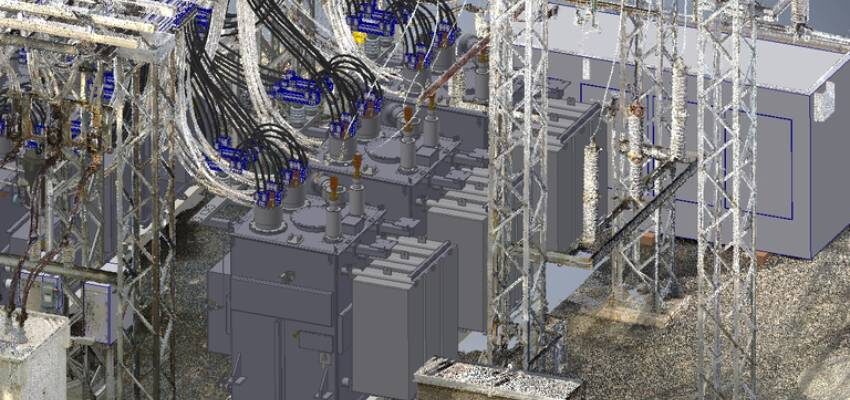 Duke Energy Uses 3-D Scanning in a Substation
