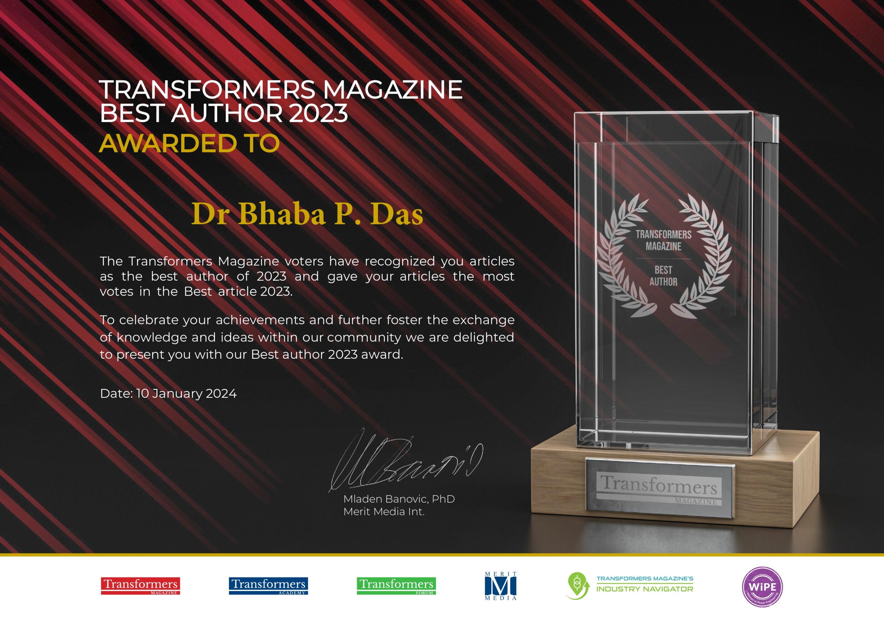 Best author 2023