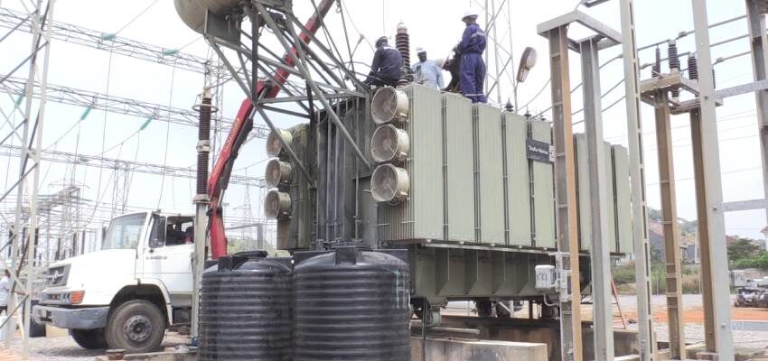 TCN installs transformer at Suleja substation transformer installation works