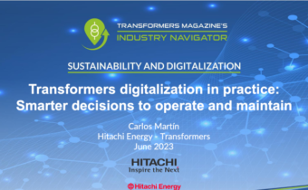Carlos Martin, Hitachi Energy: Digital made real transformers digitalization with the next generation expert