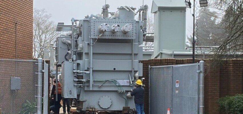 Enormous power transformer delivered to Seattle Transformer delivery