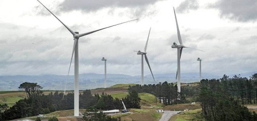 New Zealand’s Turitea wind farm takes shape