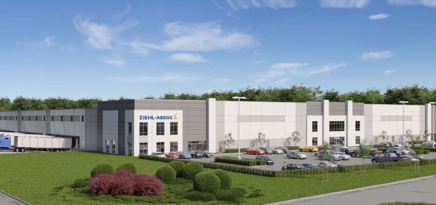 German manufacturer invests $104 M in a new factory Ziehl-Abegg USA investment