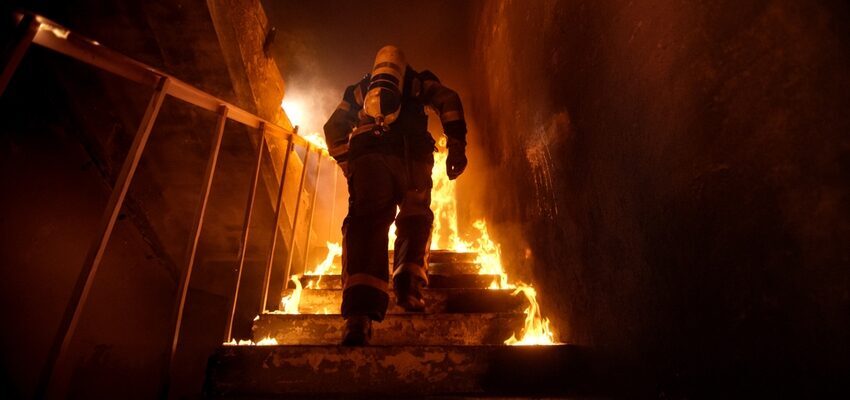 Large transformer fire at an Russian substation