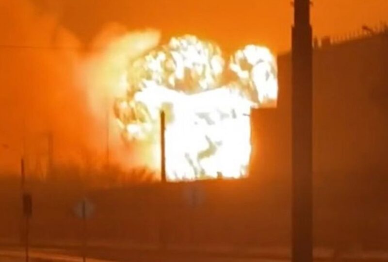 Transformer explosion causes fire at Chelyabinsk factory Transformer explosion causes fire at Chelyabinsk factory