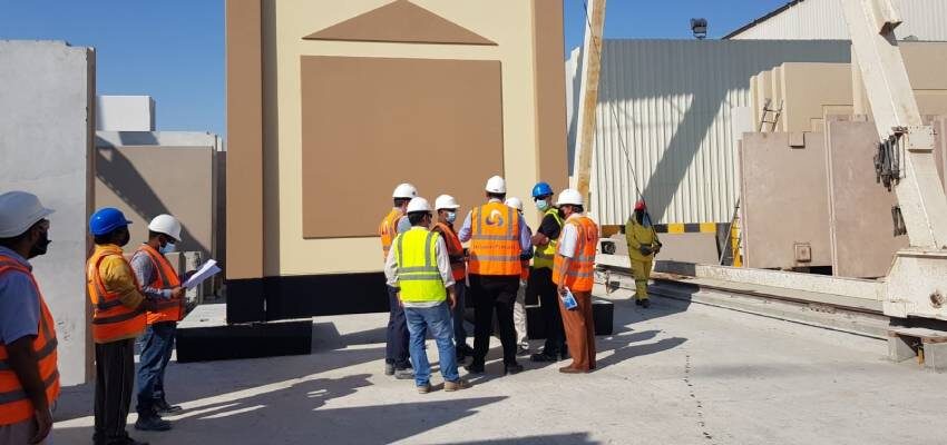 Delmon to complete Hawar substation a team of workers