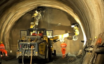 Exploded transformer causes fire in a tunnel under construction