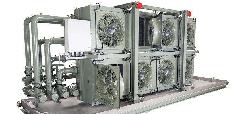 Variable-speed air-forced cooler technology