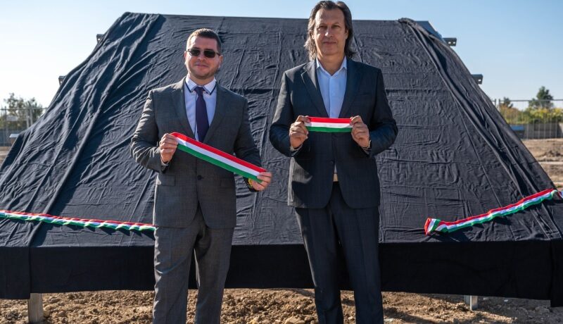 位于匈牙利Tápiószele的Ganz太阳能园区的建设已经开始 Construction of Ganz's solar park in Tápiószele has started