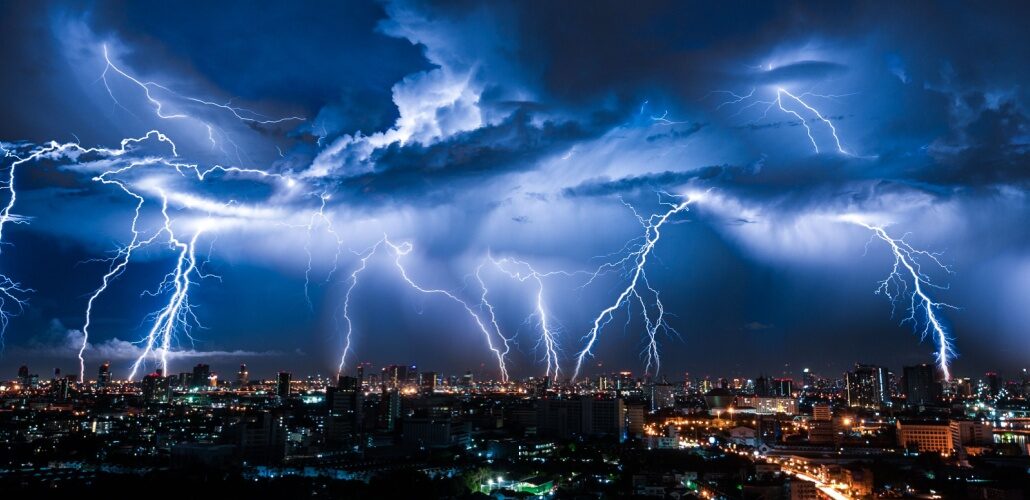 Storm cuts power across New Mexico lightning_Shutterstock_1440513155