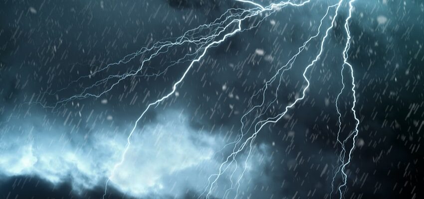 Transformer damage due to bad weather lightning