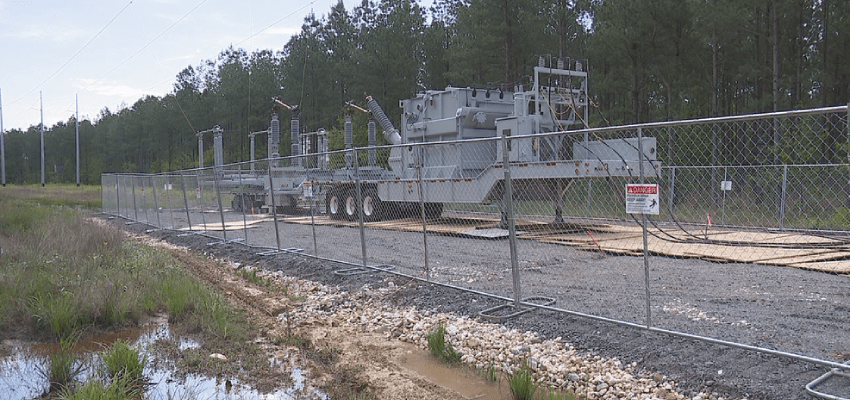 Mobile substation built to restore power Mobile substation KATV