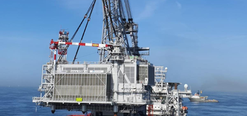 Borssele Beta offshore substation topside touches down Offshore substation