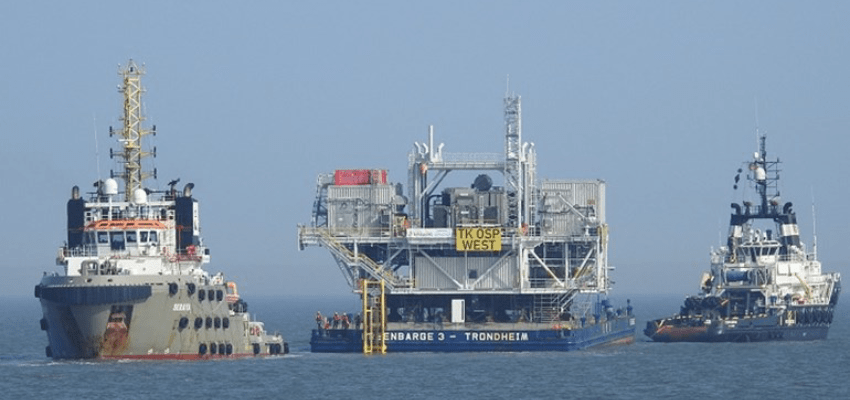Triton Knoll installs first offshore substation offshore substation triton knoll