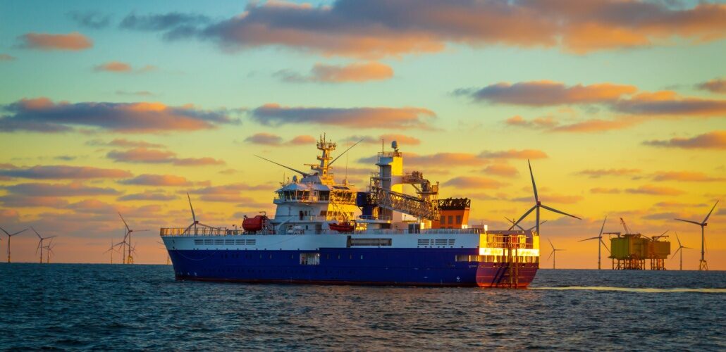 Dogger Bank 风电场安装最后一个变电站 offshore substation_Shutterstock_2048529926