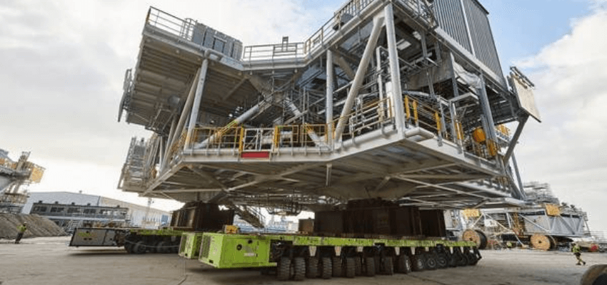 Final substation sets off for Moray East offshore wind farm