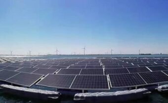 a floating PV plant