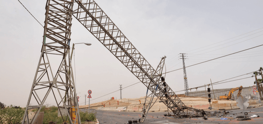 Welkom plunged into darkness as storm topples Eskom towers power outage