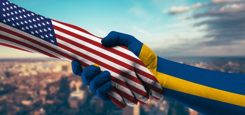 Nynas exits US sanctions Shaking hands