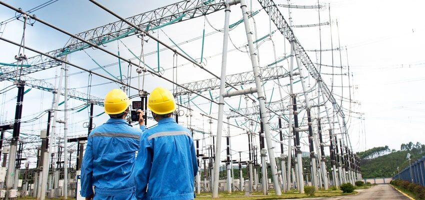 $2.6 M Woodville substation project completed substation and workers