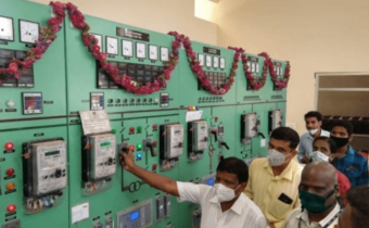 110 kV substation finally commissioned at Madavu substation India