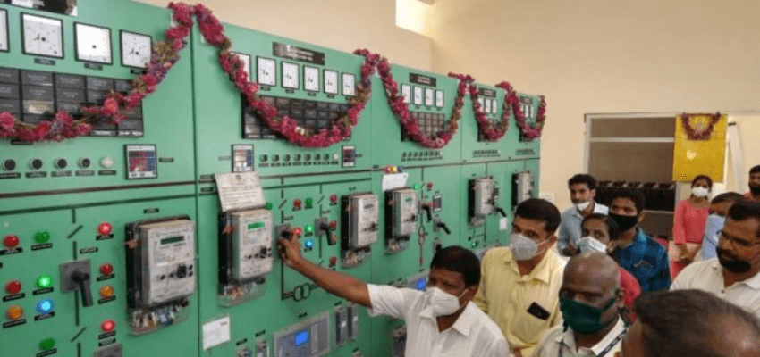 110 kV substation finally commissioned at Madavu substation India
