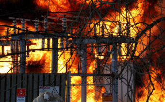 transformer fire