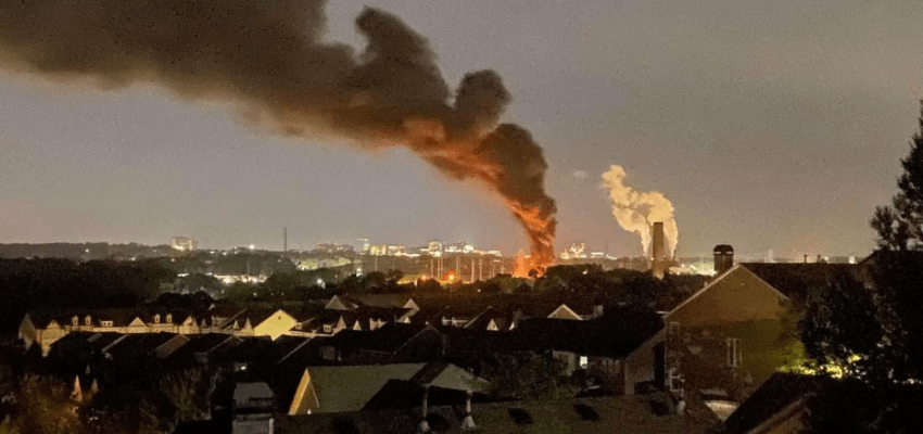 Transformer fire at Georgia Power plant transformer fire James Loudermilk