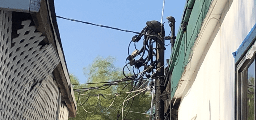 Mobile home park loses power after transformer fire