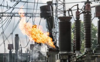 transformer in fire_Shutterstock_2334193383
