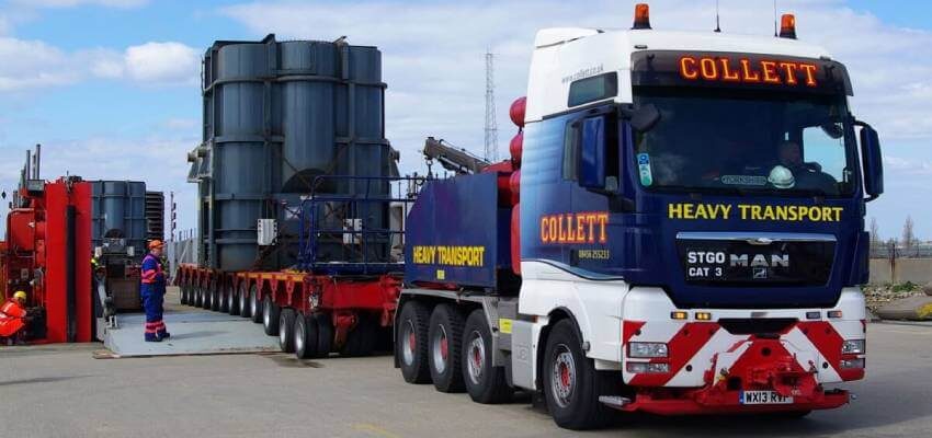 Collett & Sons transport power transformers to Swindon transformer transport