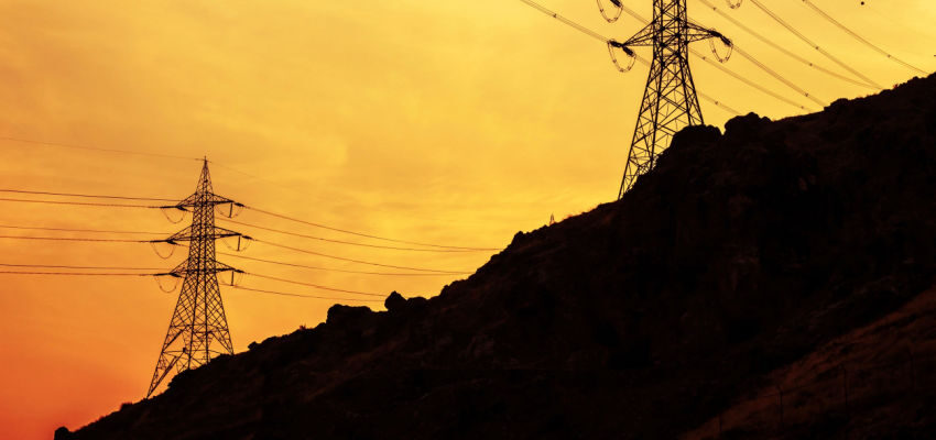 Power transmission grids of Iran and Pakistan connected transmission lines Ira